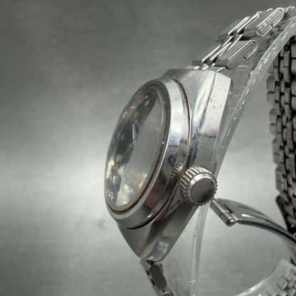 Seiko Automatic Watch Women 25mm Green Dial Silver Tone Date 2205-0520 PARTS3