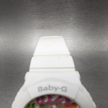 Casio BabyG BGA131 Watch Women 43mm White Tone Analog Digital New Battery4