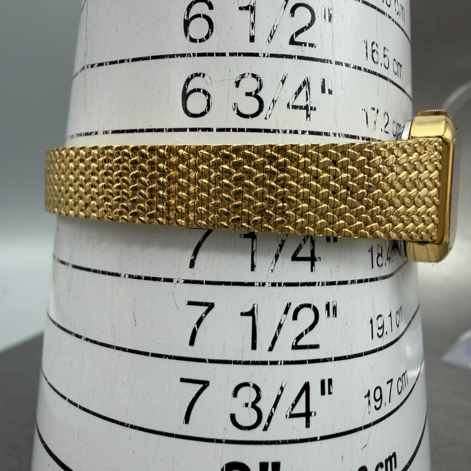 Seiko Watch Women 19mm Champagne Dial Gold Tone Rectangle 5421-5060 New Batt H5S10