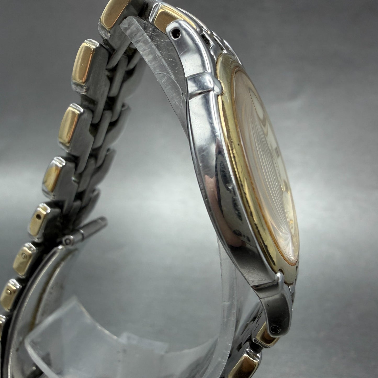 Seiko Dolce Watch Men 32mm Cream Dial Two Tone Round 8J41-6070 New Battery3
