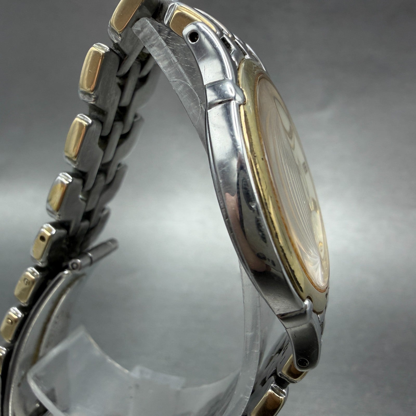 Seiko Dolce Watch Men 32mm Cream Dial Two Tone Round 8J41-6070 New Battery3