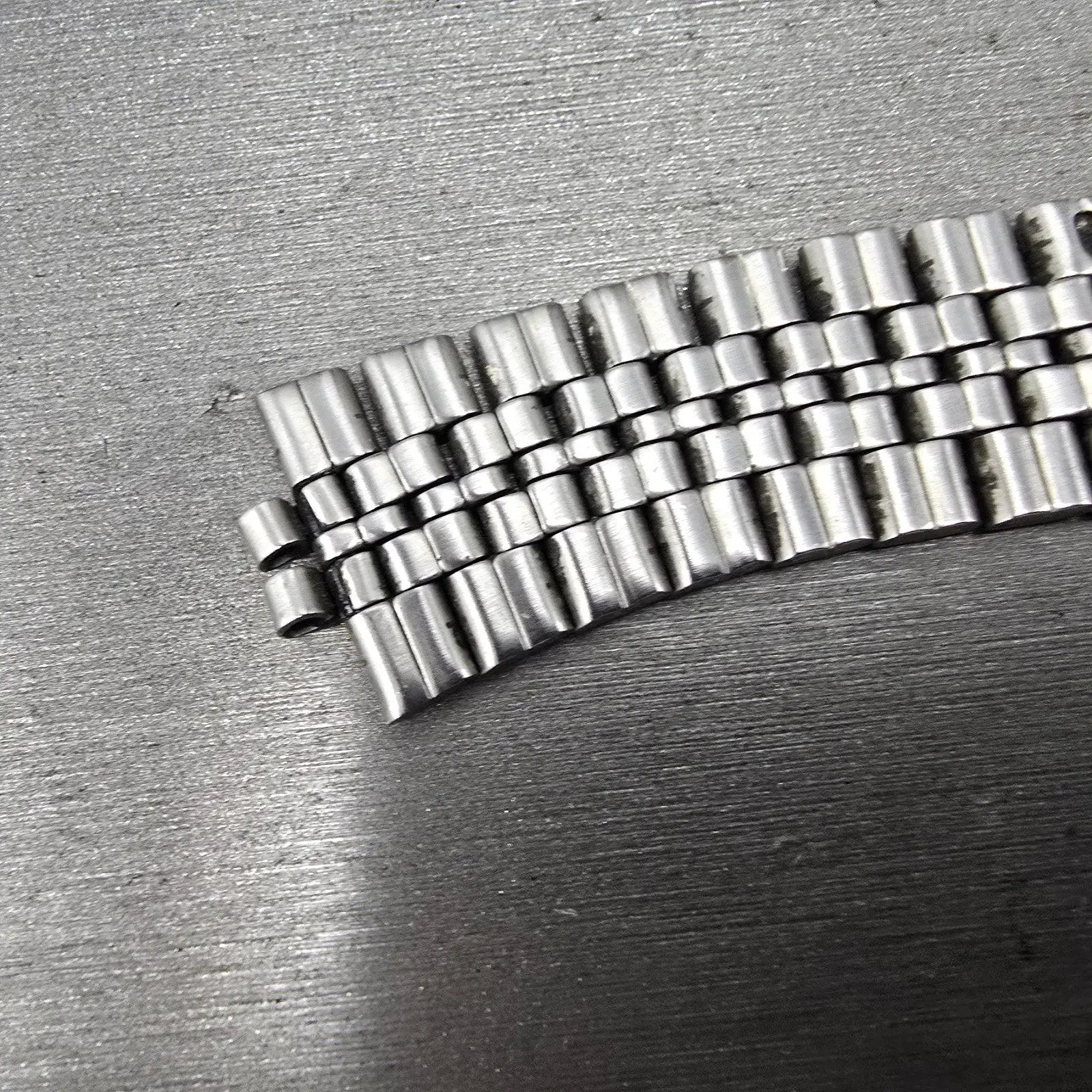 Citizen Bracelet 18mm Stainless Steel Two Tone Vintage Japan ONLY ONE END LINK12