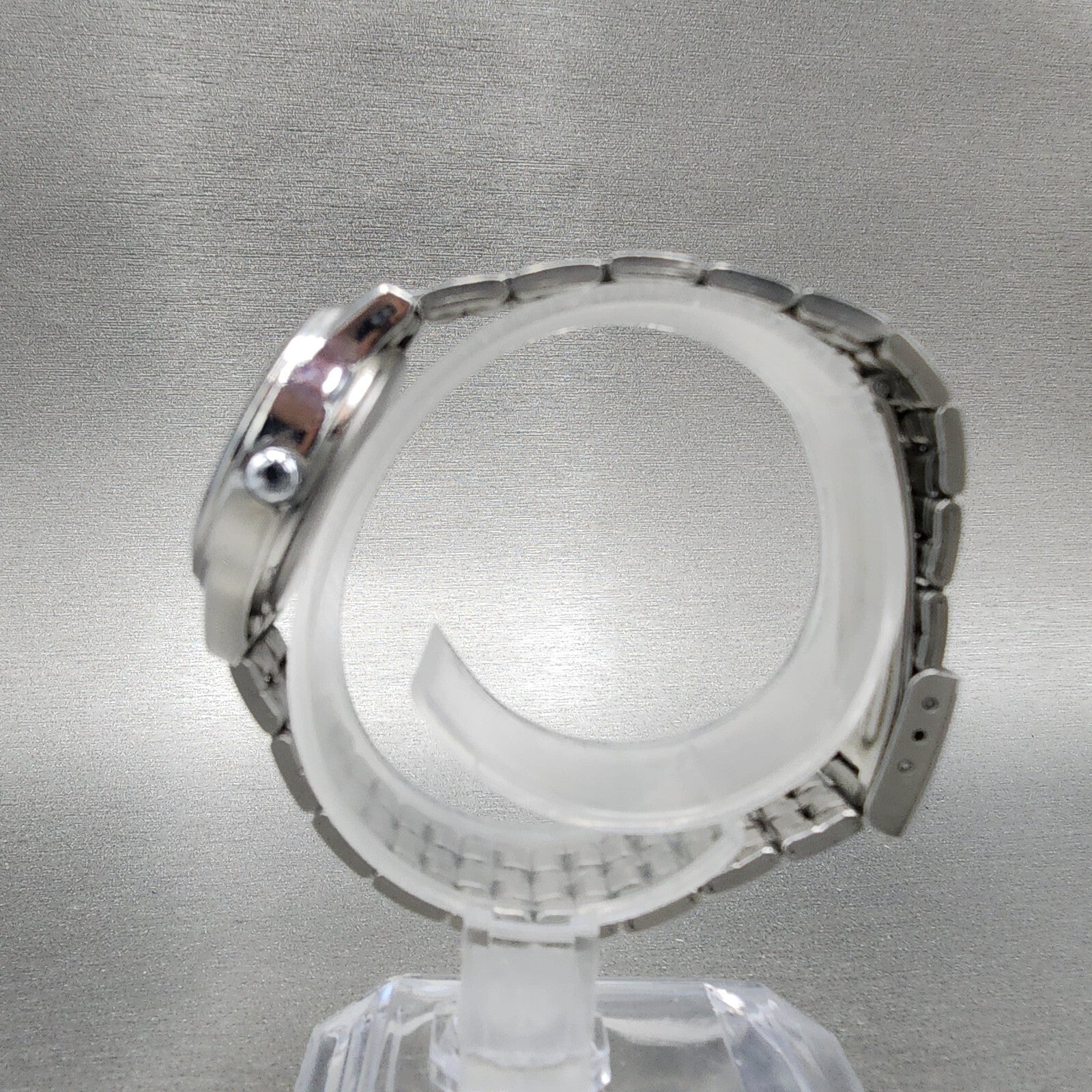 Timex Indiglo Watch Women 25mm MOP Dial Silver Tone Date Round New battery6