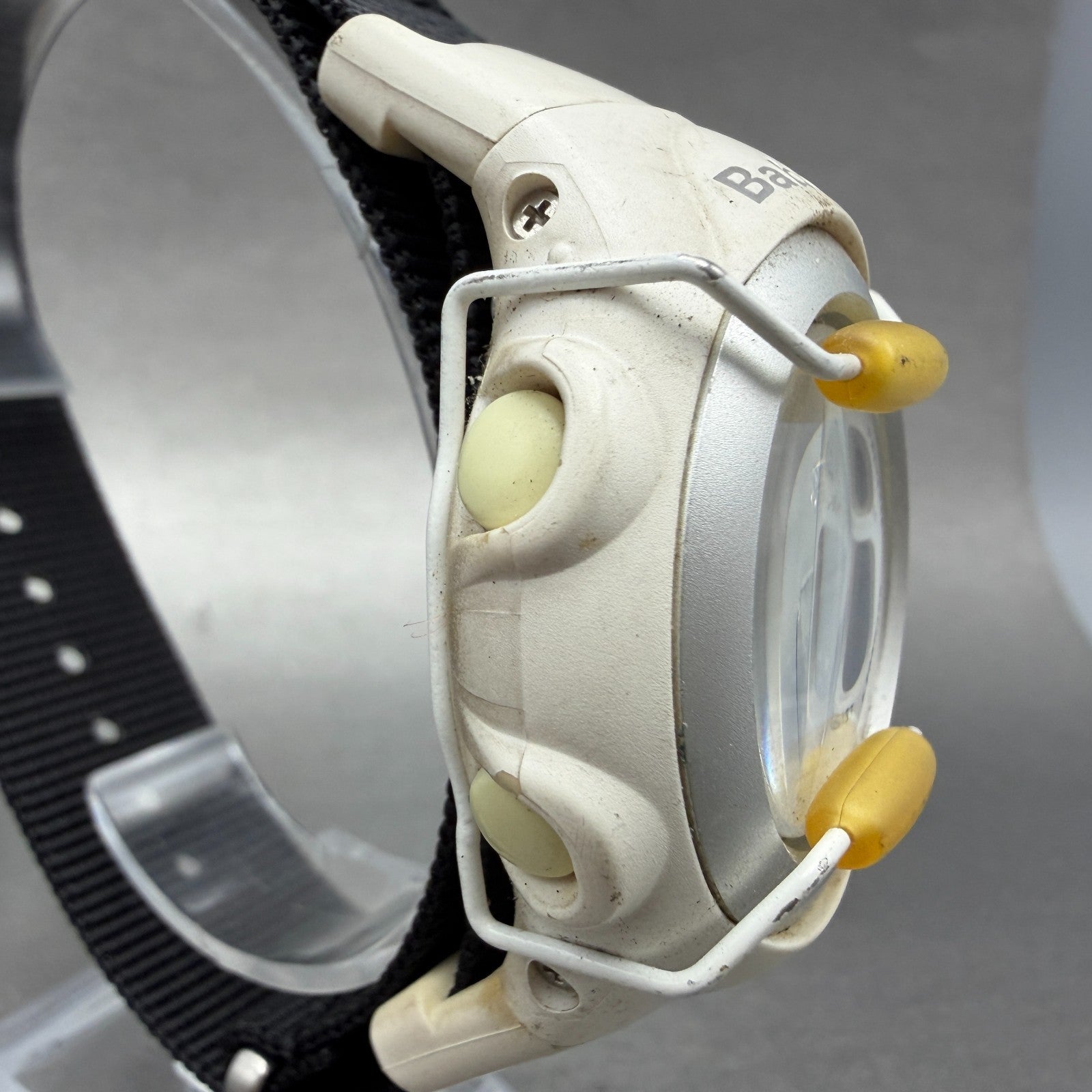 Casio Baby-G BG-097 Watch Women 40mm Digital White Alarm Chrono New Battery3
