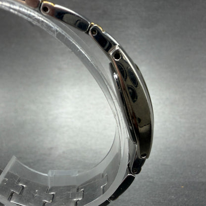 Pulsar Watch Women 18mm MOP Dial Two Tone Rectangle VC10-X016 New Battery3