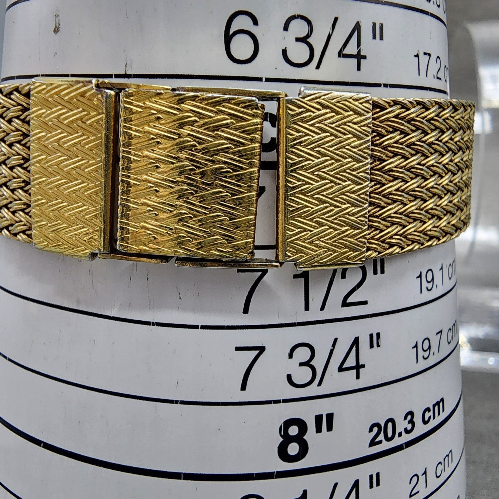 Bulova Tank Watch Men 26mm Champagne Dial Gold Tone Octagon PARTS11