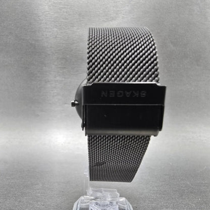 Skagen Watch Men 40mm Black Dial Black Tone Round SKW6470 PARTS NO BACK!!!!!!8