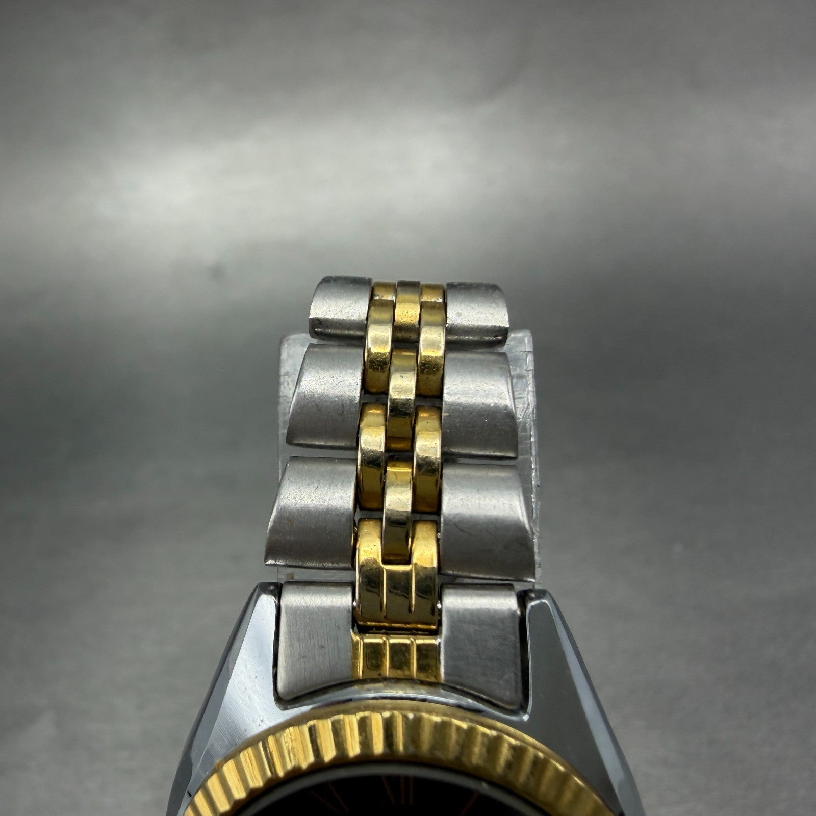 Citizen CQ Watch Women 26mm Black Dial Two Tone Daydate 6000-B01311 New Battery5