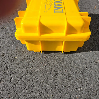 Invicta Watch Case 8 Slot Yellow Black Plastic Foam insert Handle Cary Case K3
