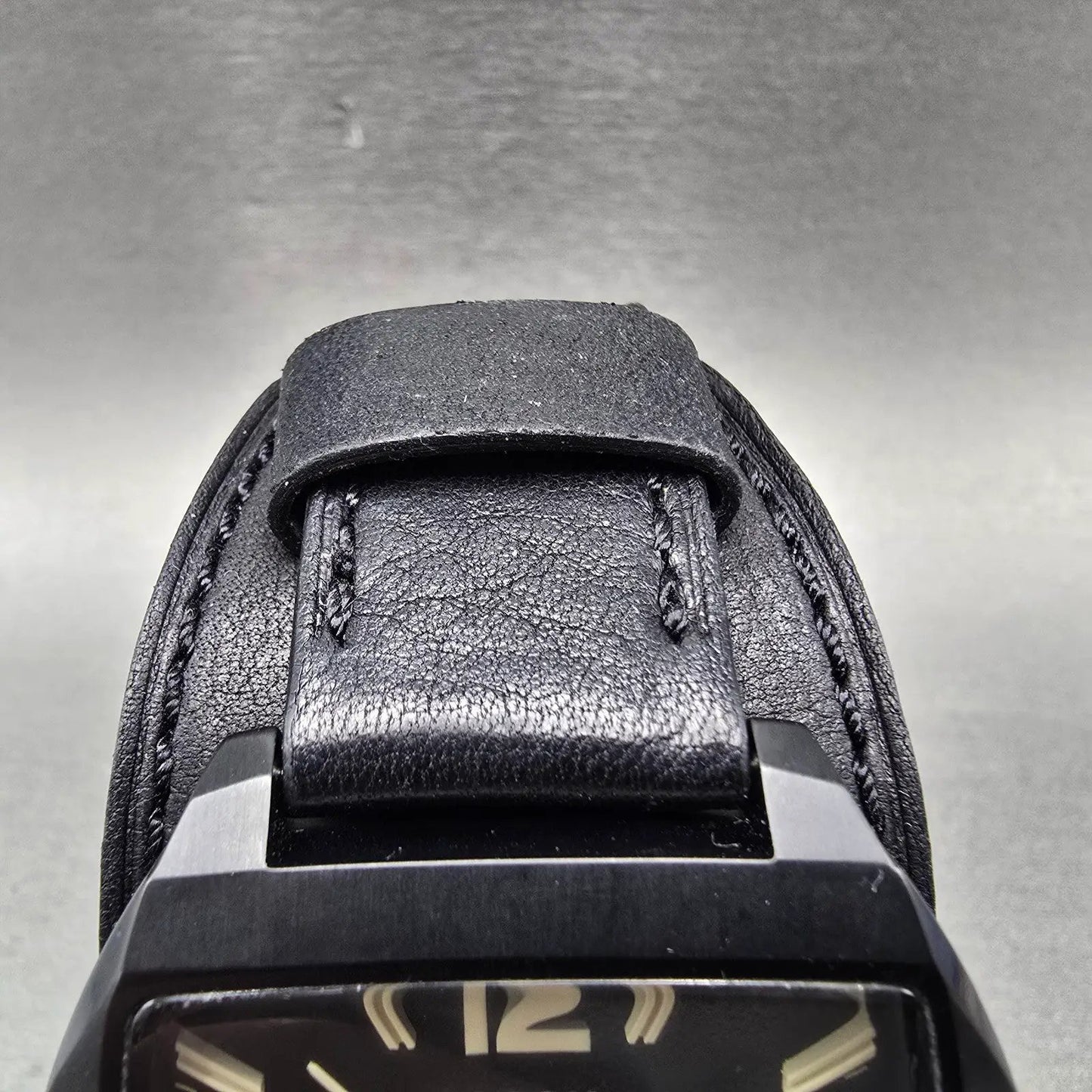 Fossil Watch Men 44mm Black Dial Black Tone Rectangle JR1386 New Battery4