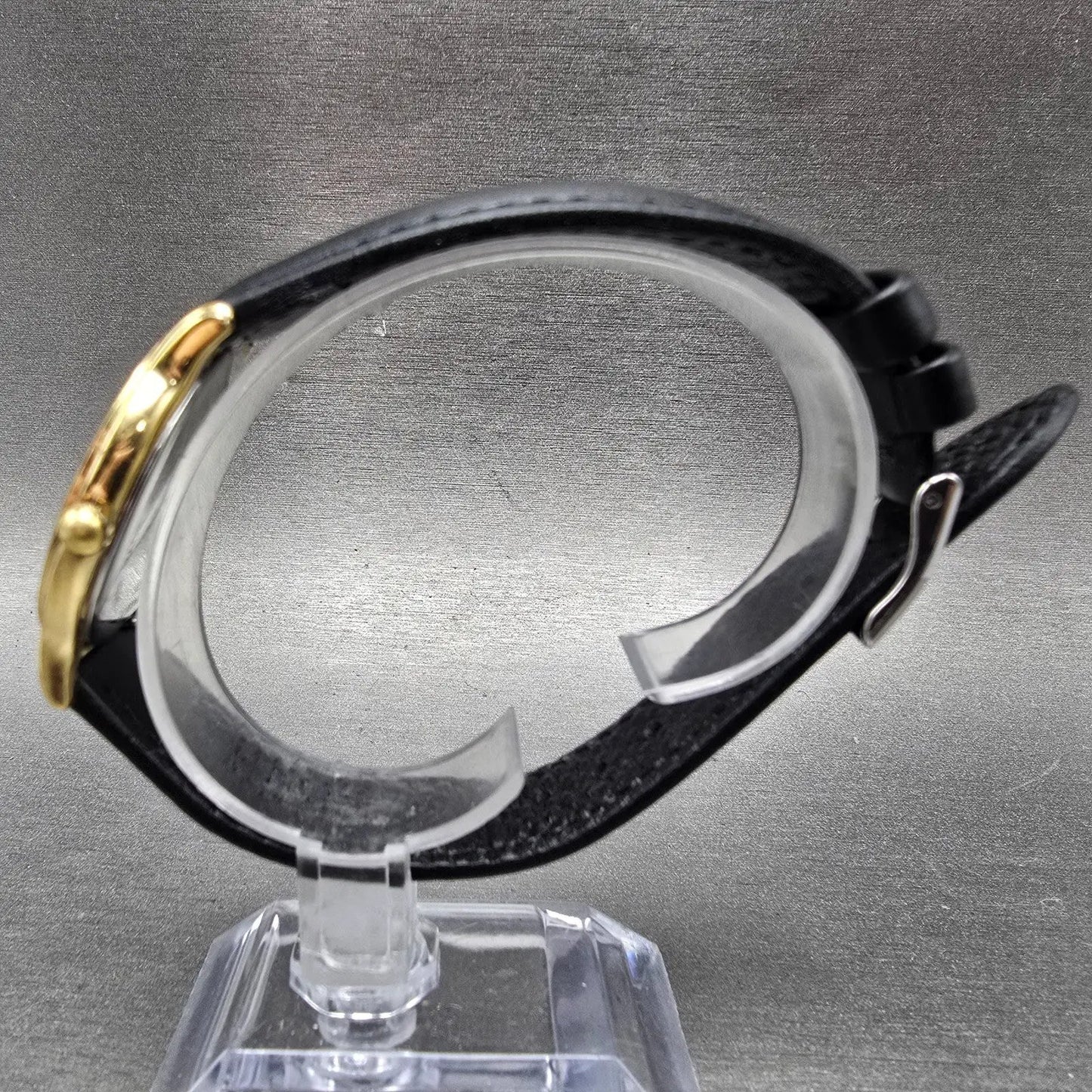 Raymond Weil Watch Men 34mm White Dial Gold Tone Date Round 5569 New Battery8