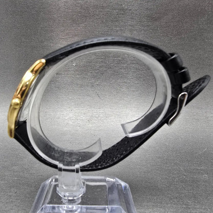 Raymond Weil Watch Men 34mm White Dial Gold Tone Date Round 5569 New Battery8