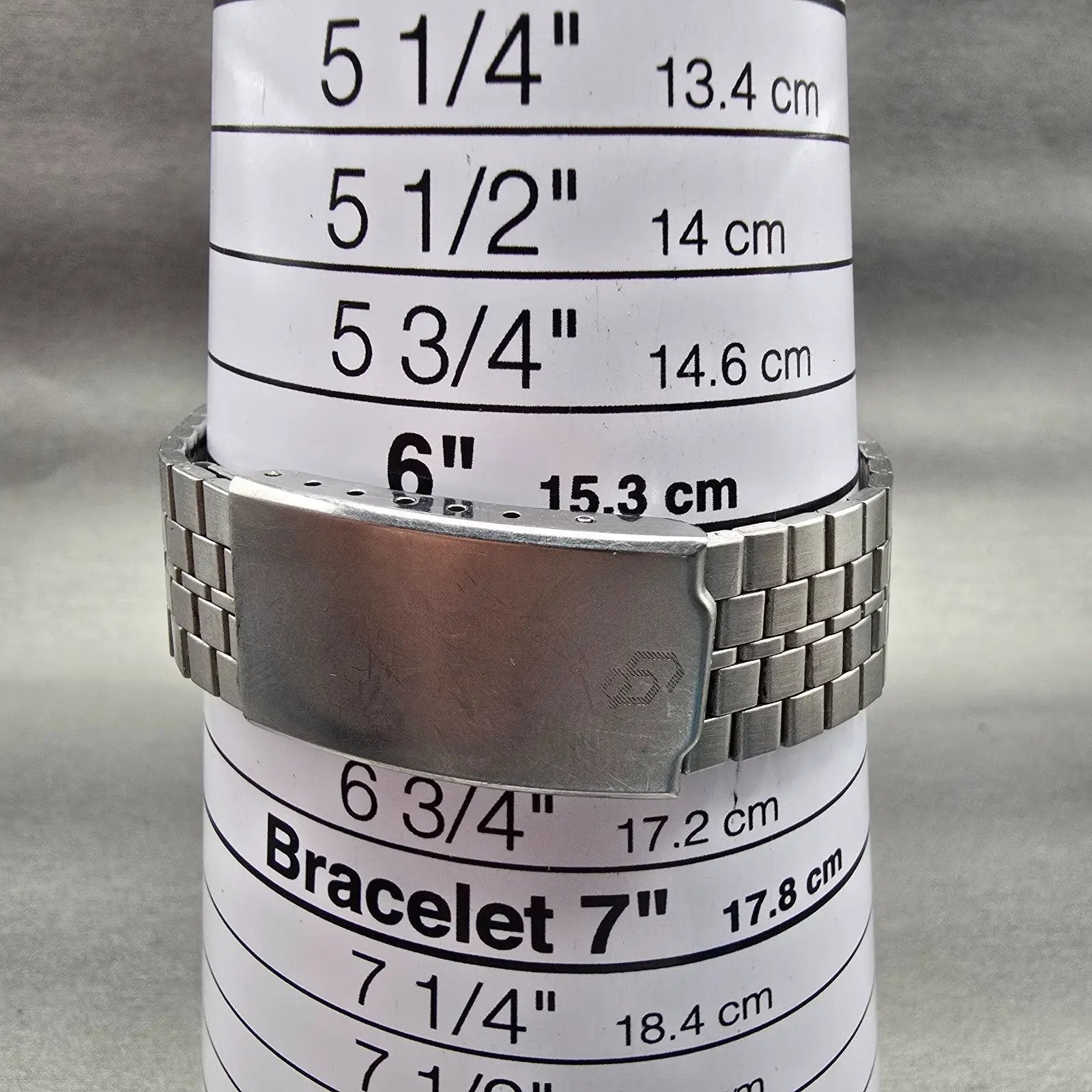 Citizen Crystron Watch Men 35mm Silver Dial Silver Tone Daydate 4-730585 New Bat9