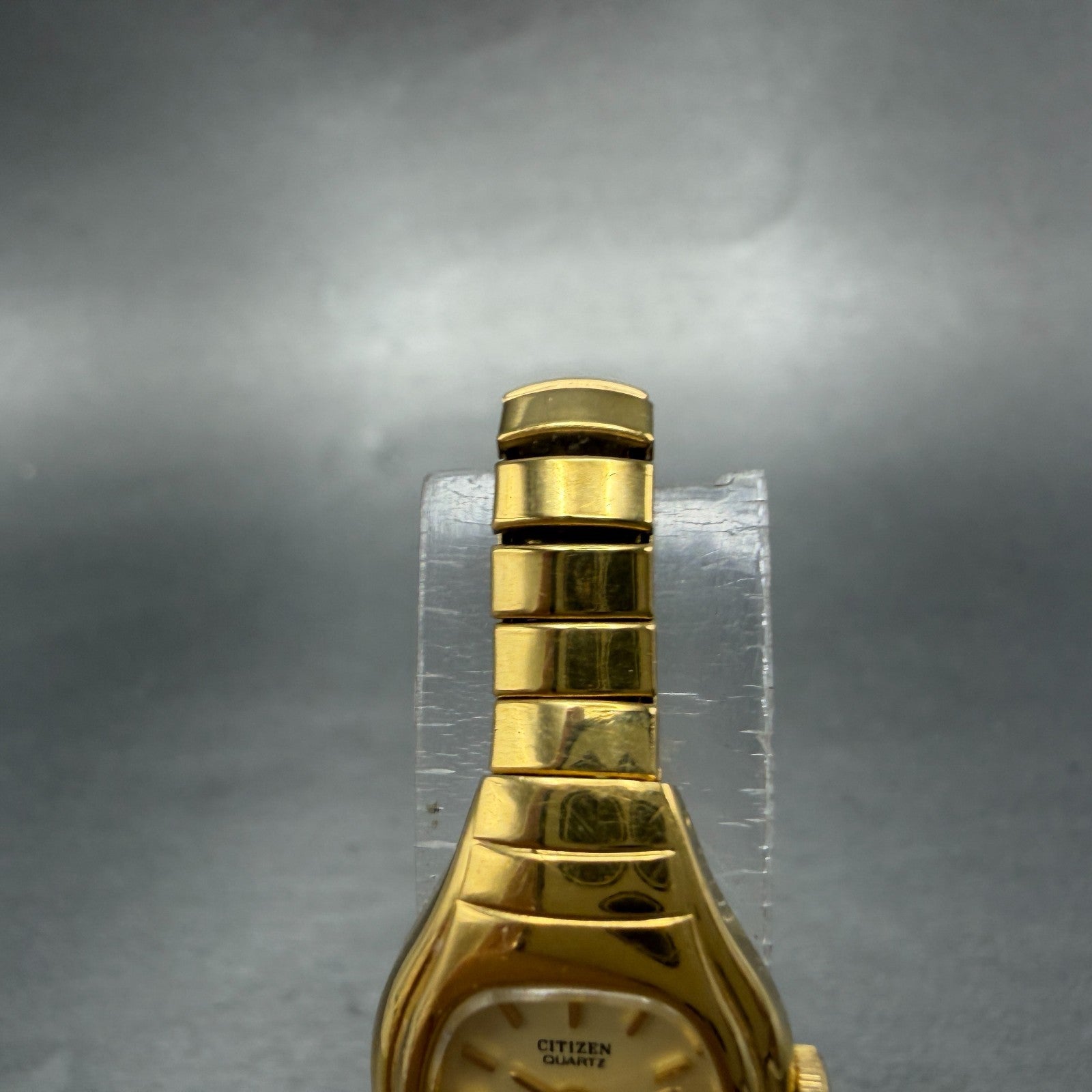 Citizen CQ Watch Women 17mm Champagne Dial Gold Tone 3220-S07122 New Battery4