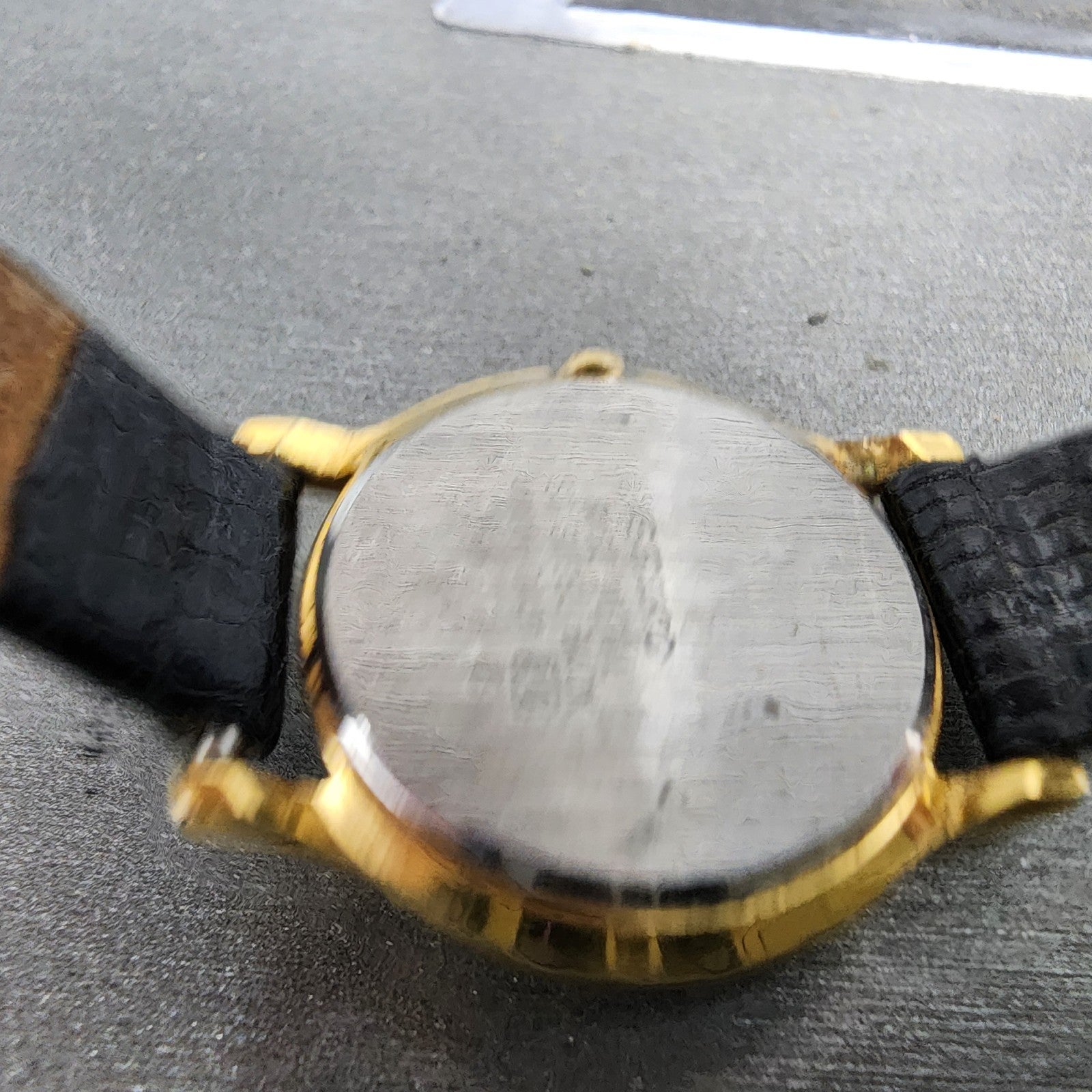 Seiko Watch Women 25mm Black Dial Gold Tone Round 4n000431 New Battery9
