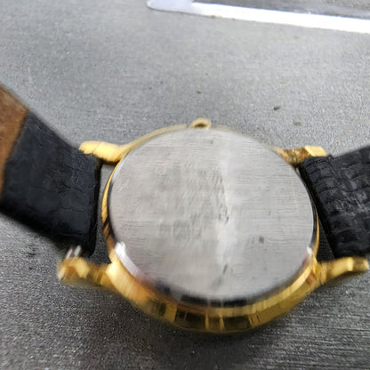 Seiko Watch Women 25mm Black Dial Gold Tone Round 4n000431 New Battery9