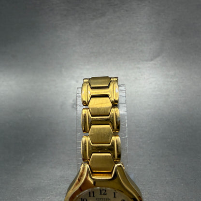 Citizen Watch Women 23mm Champagne Dial Gold Tone Round Date 1012-S072689 NewBat4