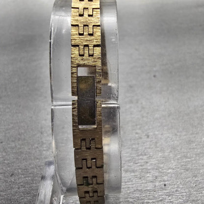 Citizen CQ Watch Women 17mm Champagne Dial Gold Tone 3220-893409 New Battery VTG7