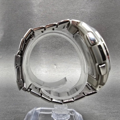 Casio Waveceptor WVQ-M410 Watch Men 43mm Black Dial Silver Date Solar Runs JDM8