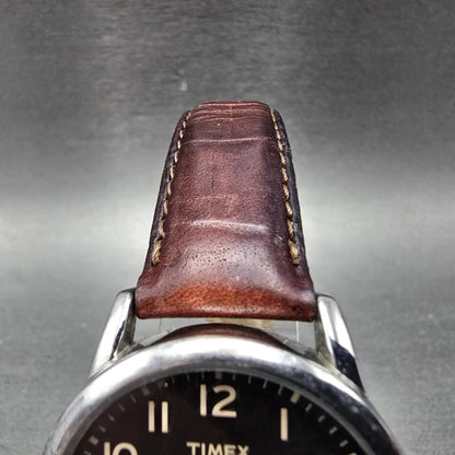 Timex South Street Watch Men 35mm Black Dial Silver Tone Date T2N948 New Battery4