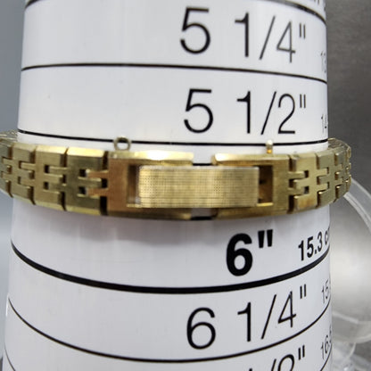 Seiko Watch Women 17mm Gold Dial Gold Tone Manual Round Runs 11063910