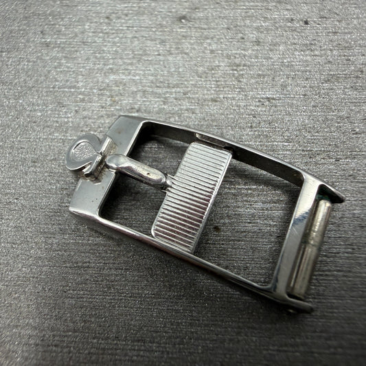 Omega Watch Buckle 9mm Band Stainless Steel Vintage Womens0