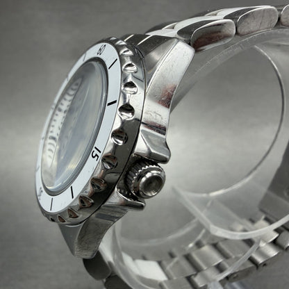 Technos Ceramic Watch Women 29mm White Dial Silver Tone Round New Battery2