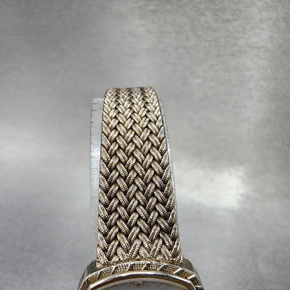 Nivada Watch Women 21mm Silver Dial Silver Tone Square N22724 New Battery2