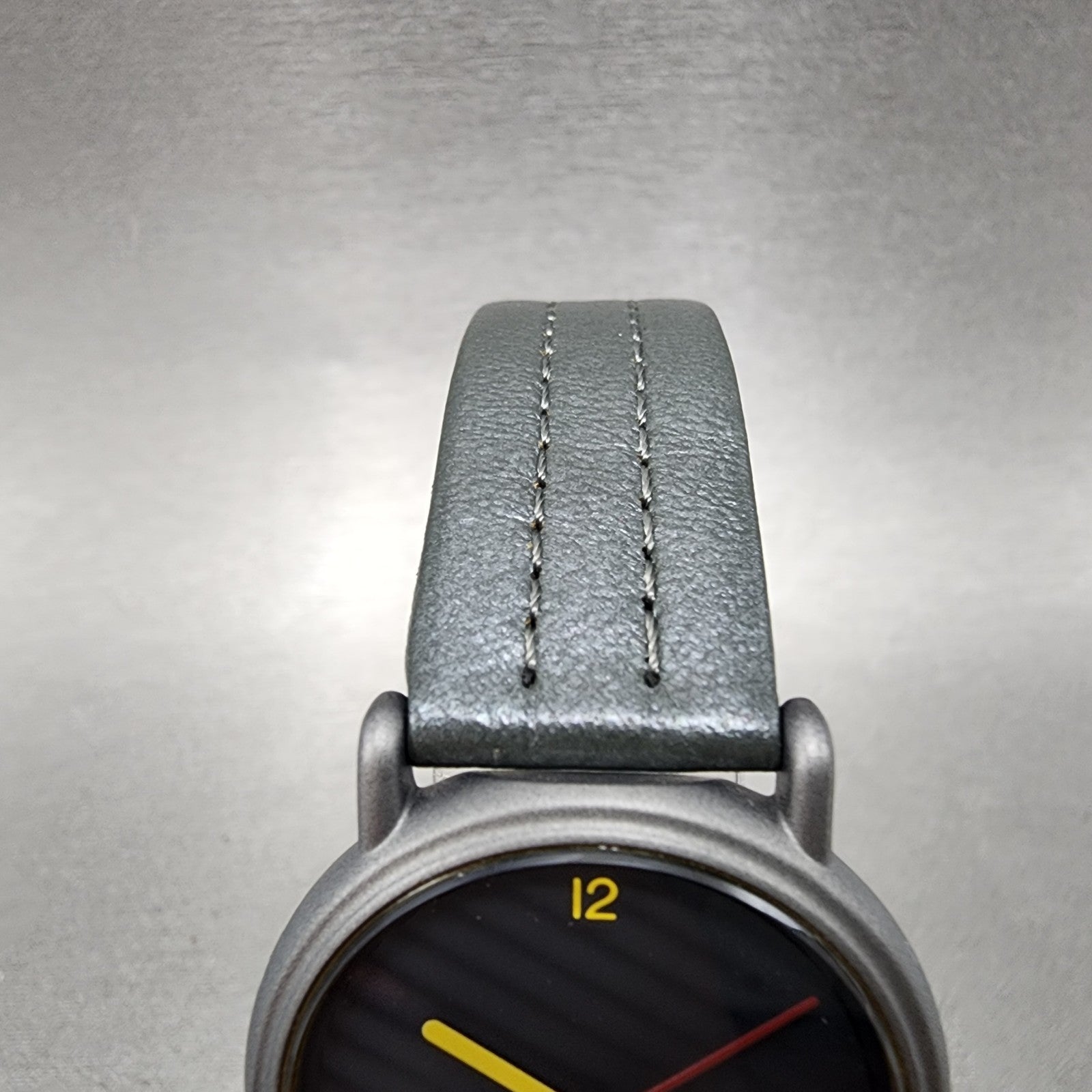 Seiko Watch Men 32mm Gray Dial Gray Tone 5p306a6h New Battery NOS4