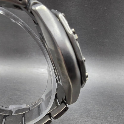 Citizen Eco-Drive Dive Watch Men 41mm Black Dial Titanium Date 7875-H04945 Runs3