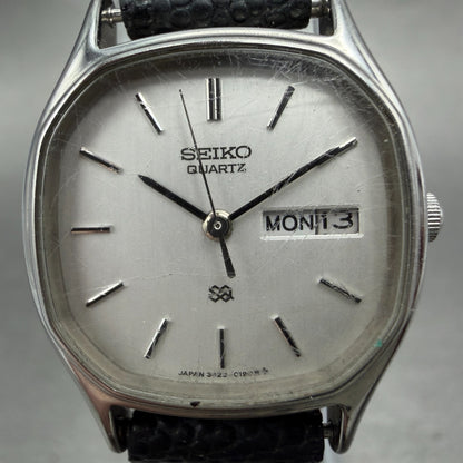Seiko SQ Watch Women 24mm Silver Dial Silver Tone Octagon 3423-5060 New Battery1