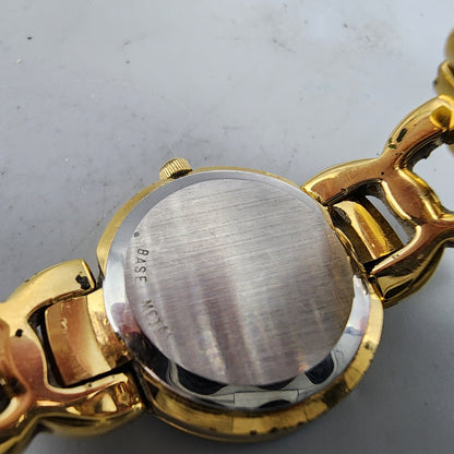 Wittnauer Watch Women Gold Tone MOP Dial Crystal Bezel 22mm CZ8230-0751 PARTS