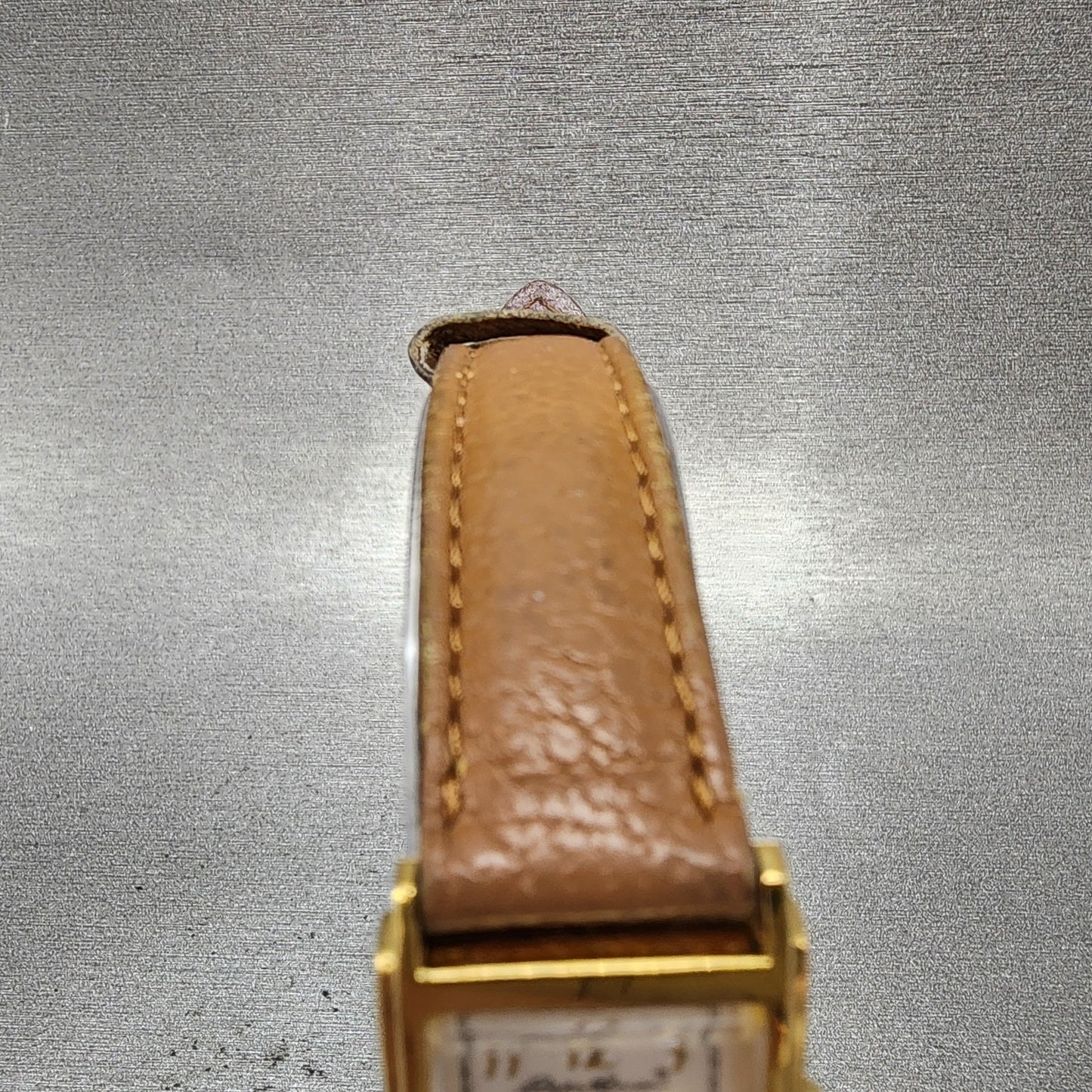 Eddie Bauer Tank Watch Women 19mm White Dial Gold Tone Rectangle New Battery4