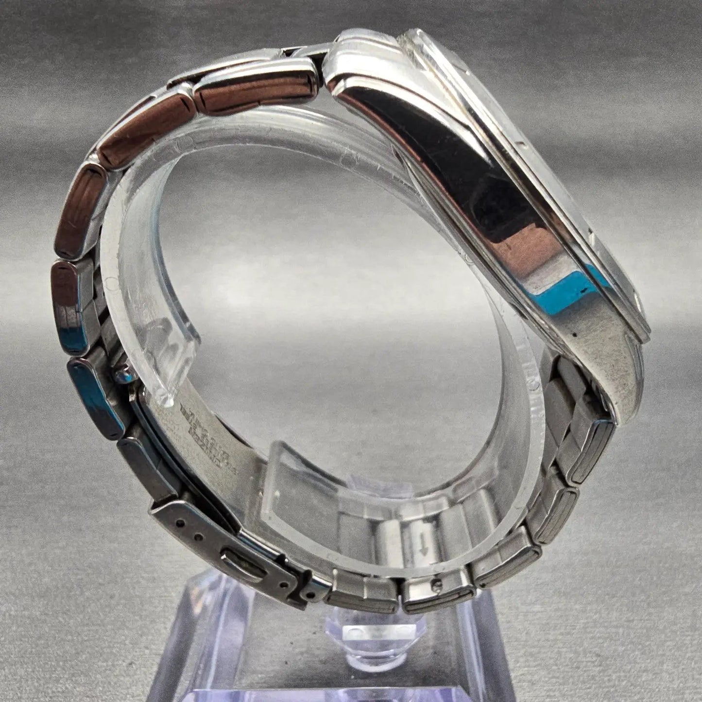 Citizen Watch Men 41mm Blue Dial Silver Tone Daydate Round 6329-S075556 New Batt8