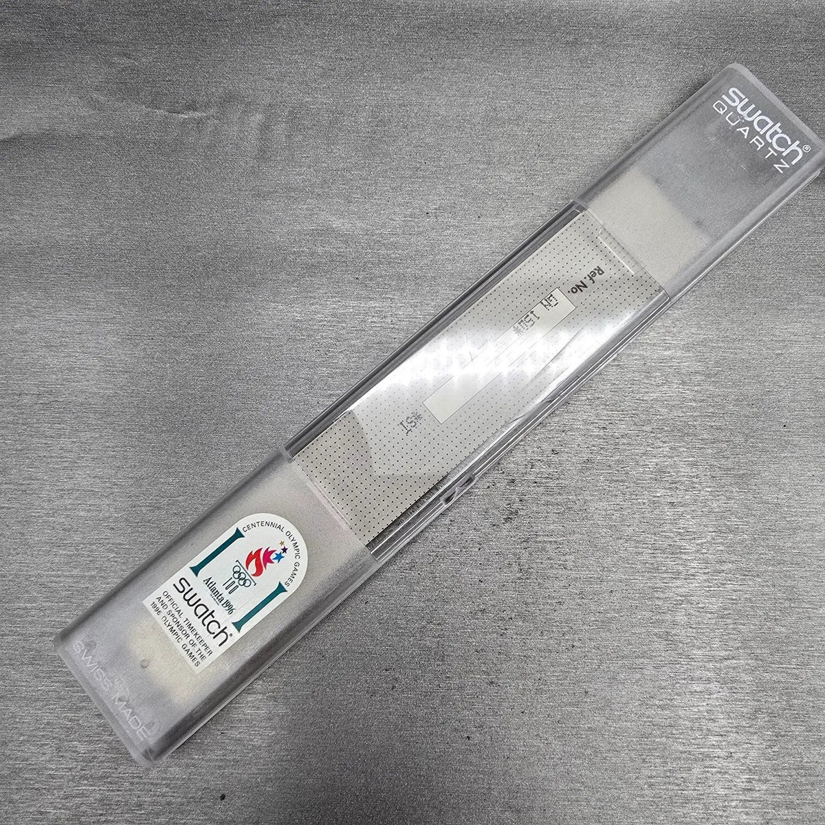 Swatch Black Sheep Watch Men 34mm Blue Dial Blue Case GN150 New Battery NOS17
