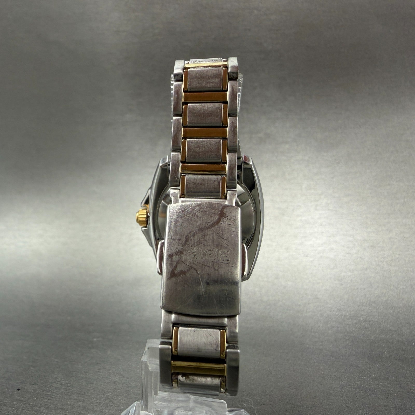 Seiko Velatura Watch Women 30mm MOP Dial Two Tone Date 7N82-0DM0 PARTS8