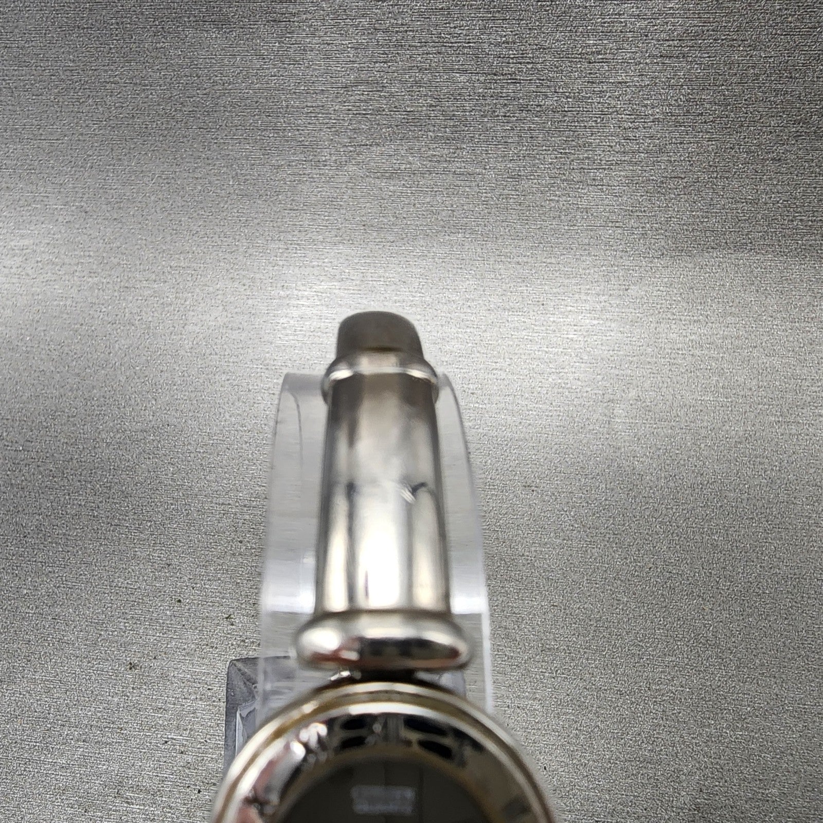 Citizen Watch Women 21mm Gray Dial Silver Tone Round Bangle 5920H14258 New batt4