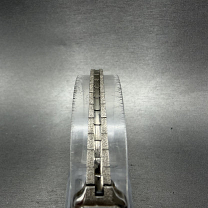 Citizen CQ Watch Women 13mm Silver Dial Silver Tone Rectangle New Battery TDW4