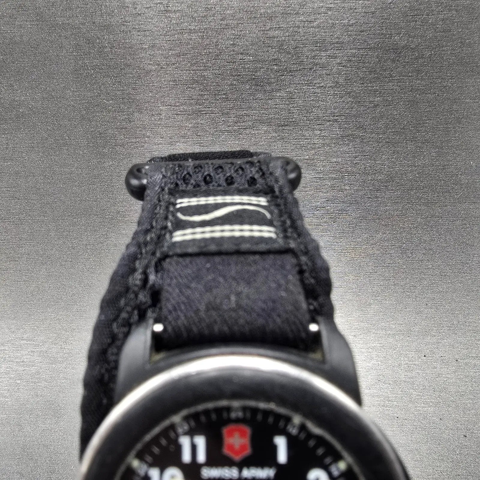 Victorinox Swiss Army Original SAI Watch Men 38mm Black Dial Steel Date PARTS5