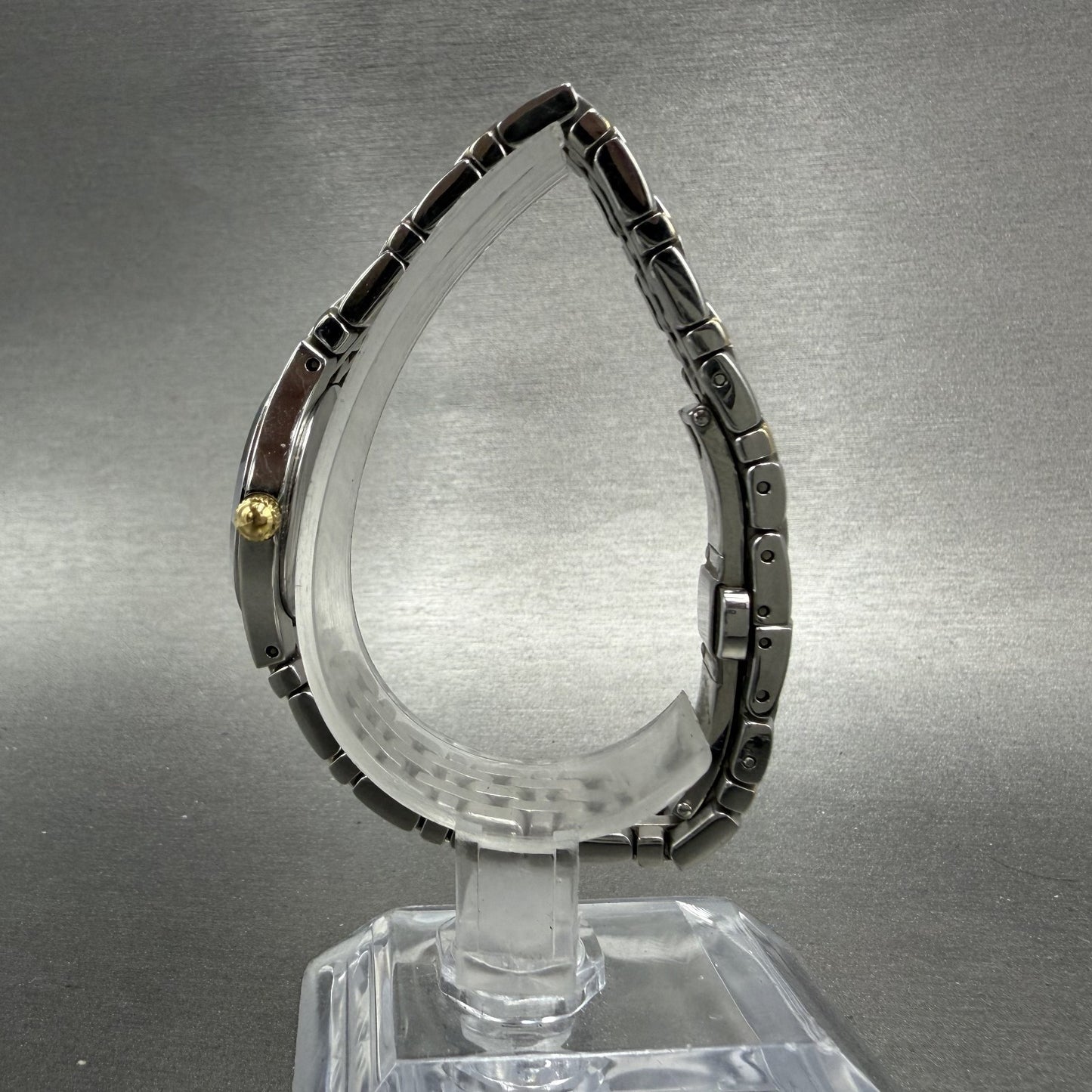 Movado Museum Watch Women 24mm Black Dial Two Tone Round 81 E4 1832 New Battery6
