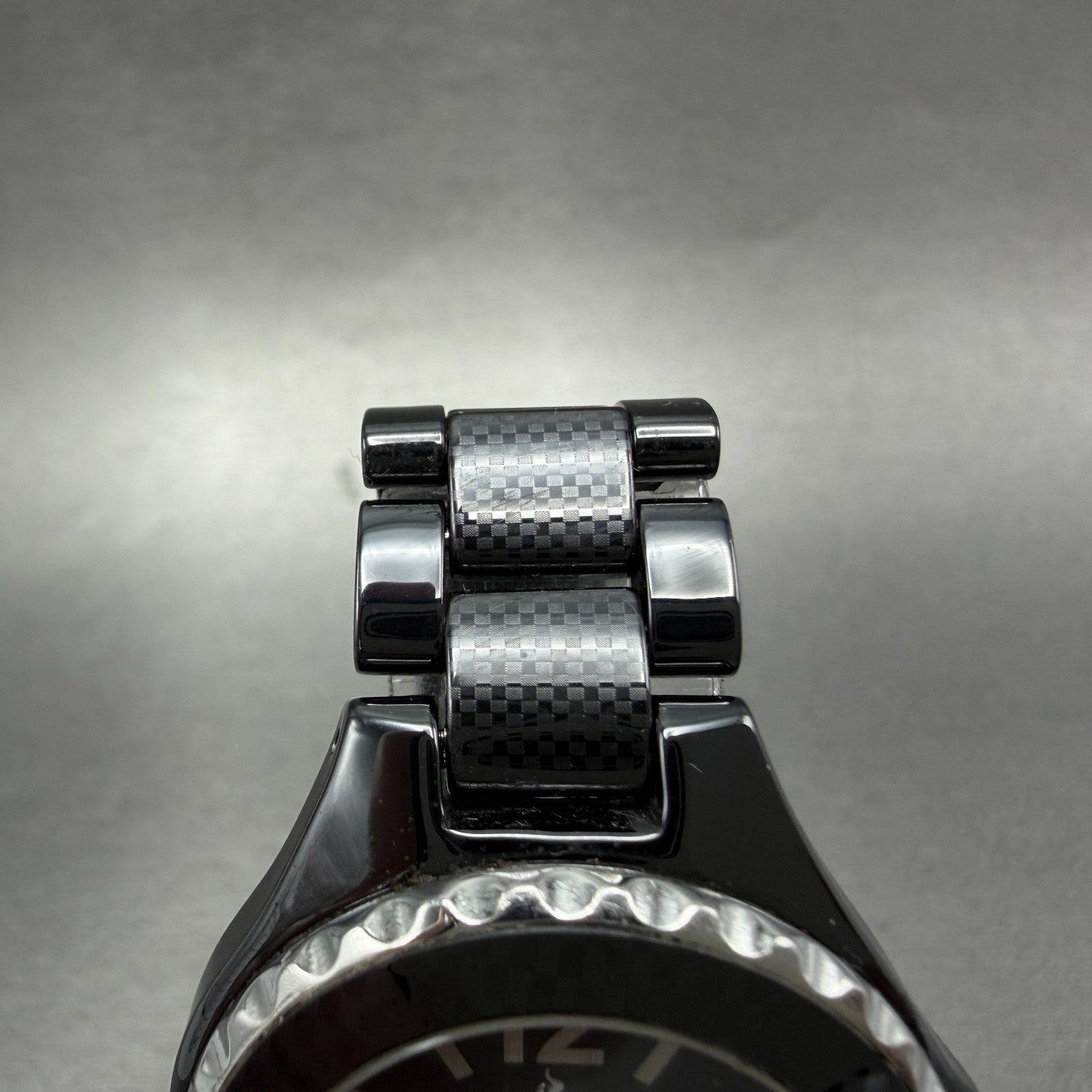 Invicta Watch Women 34mm Black Dial Black Tone Round 1159 New Battery Bracelet4