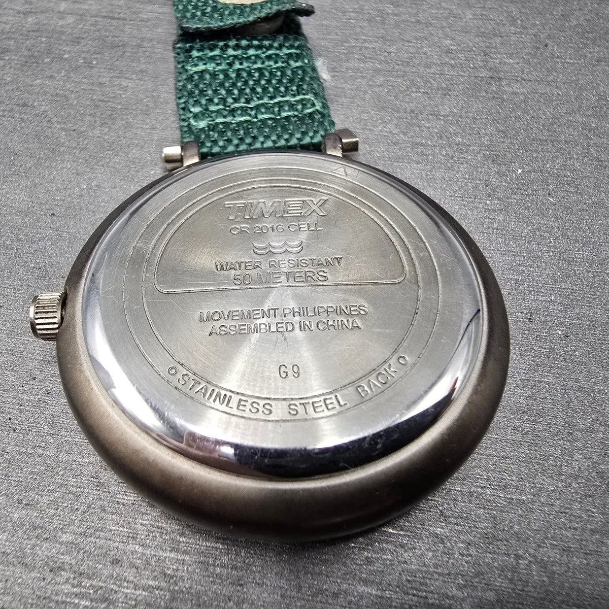 Timex Expedition Pocket Watch Men 45mm Green Dial  Gray Round New Battery11