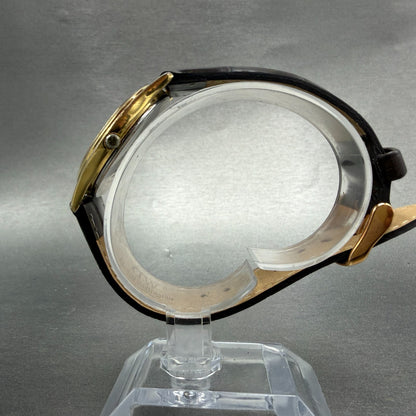 Seiko Watch Unisex 32mm White Dial Gold Tone Round 2K01-0090 New Battery Vintage6