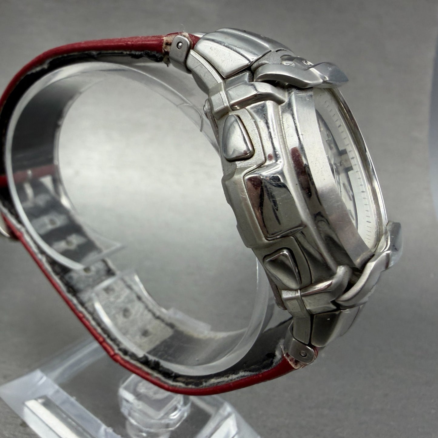 Casio baby-G Watch Women 41mm Silver Dial Steel Case MSCG-1100L New Battery3