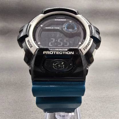 Casio G-Shock G-8900SC Watch Men 52mm Black Blue Chronograph Alarm New Battery5
