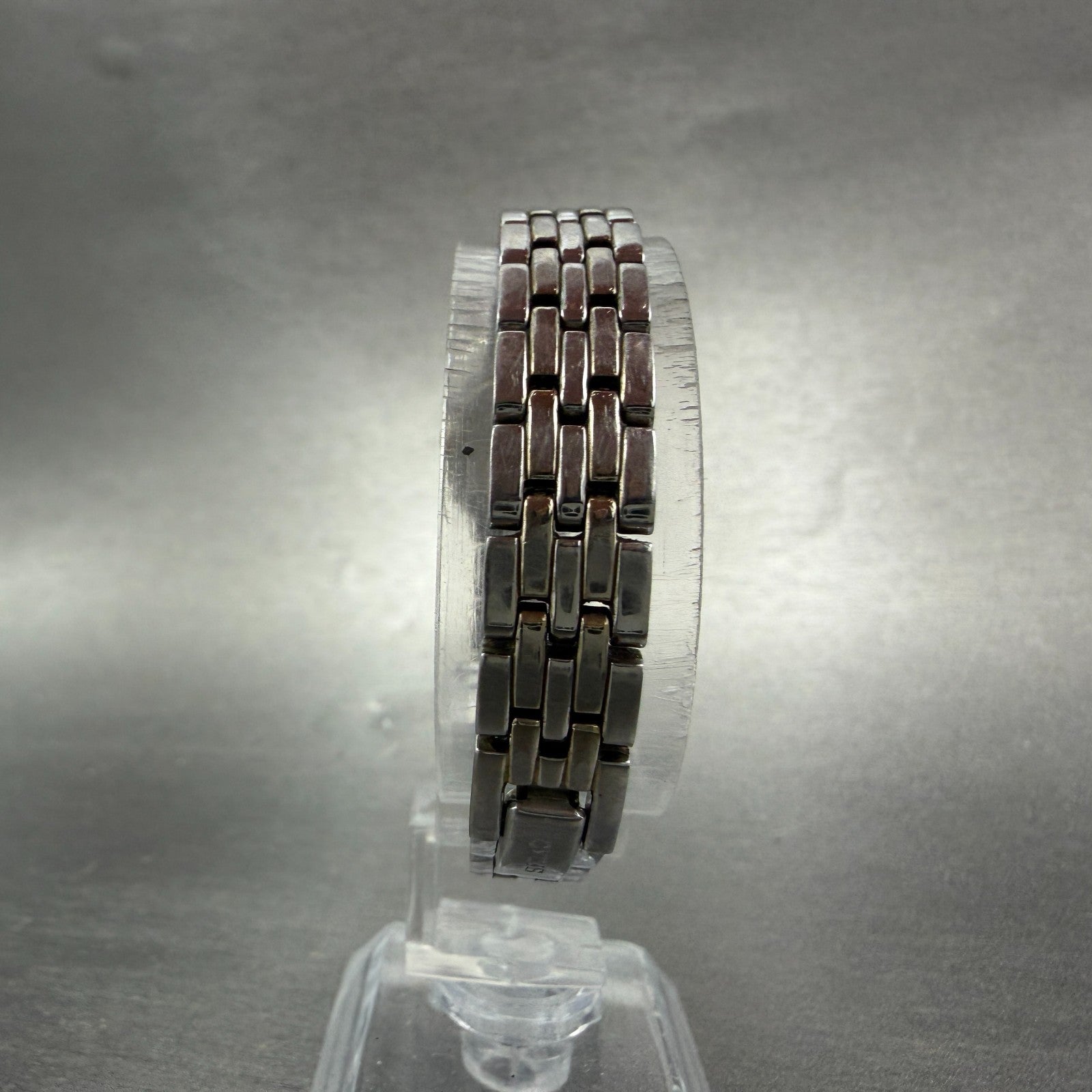 Seiko Watch Women 16mm White Dial Two Tone Octagon 1N00-0GV0 New Battery Vintage7