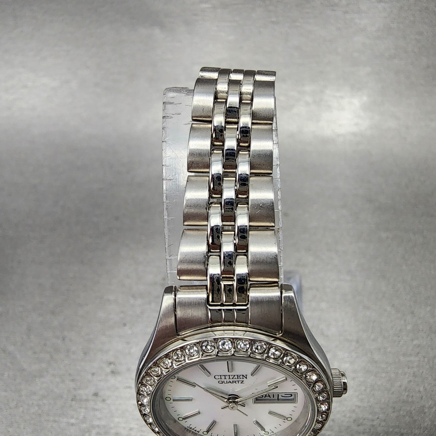 Citizen Watch Women 26mm MOP Dial Steel Daydate Crystal Bezel New Battery4