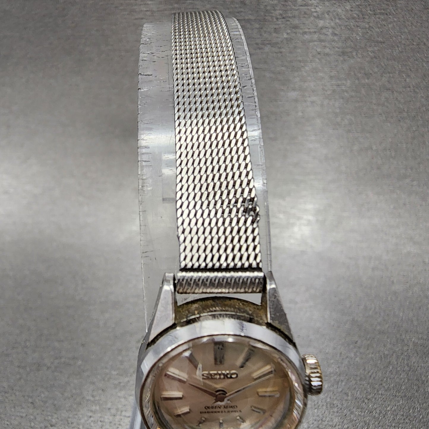Seiko Queen Seiko Watch Women 19mm White Dial Silver Tone Manual 1020-0010 Runs