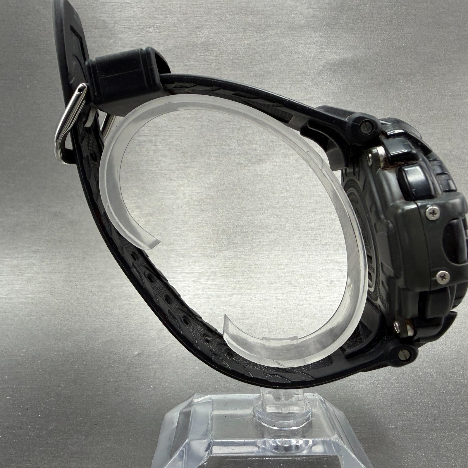 Casio Protrek Watch Men 54mm Black Triple Sensor Daydate Digital  PRG-40SJ Works8