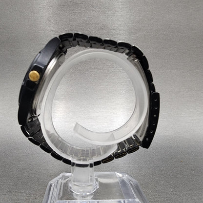 Pulsar Analog Digital Watch Men 37mm Black Dial Black Tone Round V0419040 PARTS7